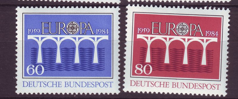 J24576 JLstamps 1984 germany set mnh #1415-6 europa