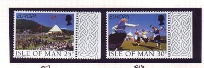 Isle of Man Sc 786-7 1998 Europa stamp set mint NH