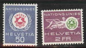 Switzerland Scott 7o38-7o39 MNH** UNCSAT  set