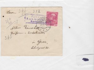 austria 1911 stamps cover Ref 9948