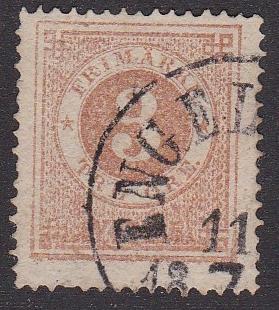 Sweden # 17, Numeral in Circle, Used, Perf 14, 1/3 Cat.