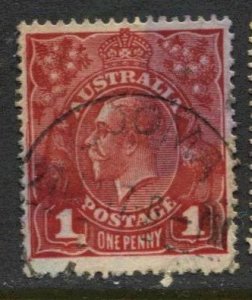 STAMP STATION PERTH Australia #21 KGV Head Used Wmk.9 - CV$1.75