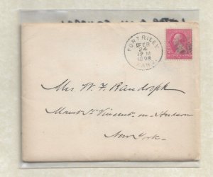 1898 General Wallace Randolph, Fort Riley, KS to New York, NY (52912)