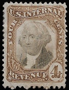 US #R136 SCV $95.00 VF/XF, appears mint, might be,,  super fresh color, SELEC...