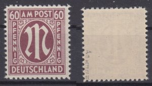 Germany 1945 Sc#3N18 Mi#33 aA mnh signed BPP (AB1255)