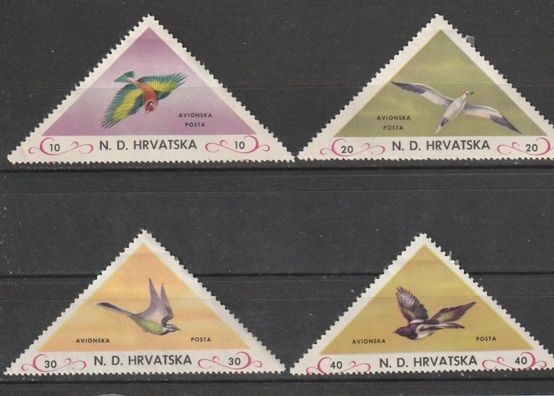 Croatia Mint OGH Birds