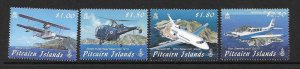 PITCAIRN ISLANDS SG791/4 2009 VISITING AIRCRAFT MNH