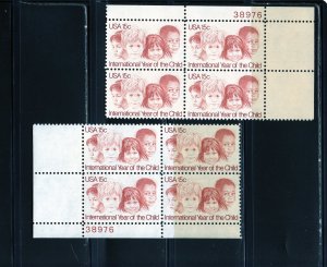 1772 Year of the Child, MNH PB/4 set/2 (#38976)