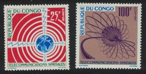 Congo Space Telecommunications 2v 1963 MNH SG#31-32