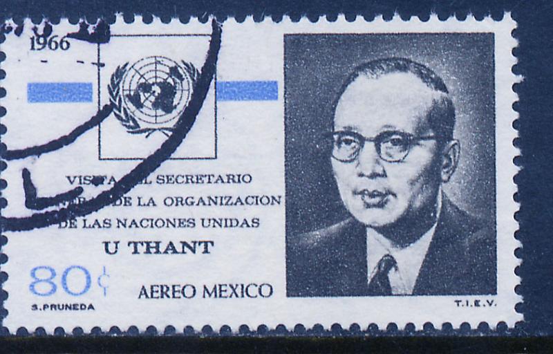 MEXICO C316 Visit of U Thant Secr General of the U. N. (269)