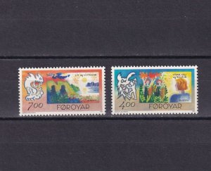 SA11a Faroe Islands 1995 EUROPA Stamps - Peace and Freedom mint stamps