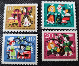 Germany, 1964, Berlin, semi-postal, Fairy Tales, MNH,SCV$1.35