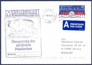 {A350} Iceland 2008 Ships TS Maxim Gorkiy Polar  Cover