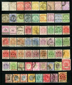 Transvaal #123 / #283 1885-1910 Assorted Republic, Edward VII Overprints M&U