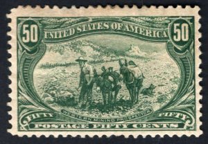 SCOTT #291 VF-OG-HHR'S w/APS Cert. SCV $600 (LB 3/9) 