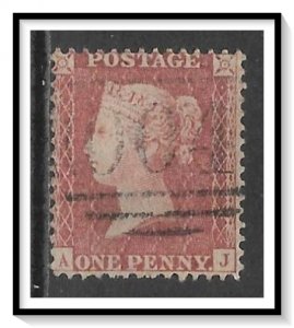 Great Britain #20 (AJ) Penny Red Used