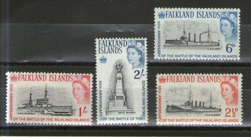 Falkland Islands 150-153 MNH