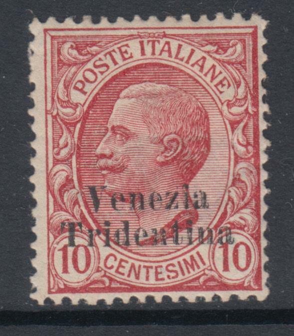 Italy 1918 - Venezia Tridentina - Sassone n.22 MH* some overpr. particularities