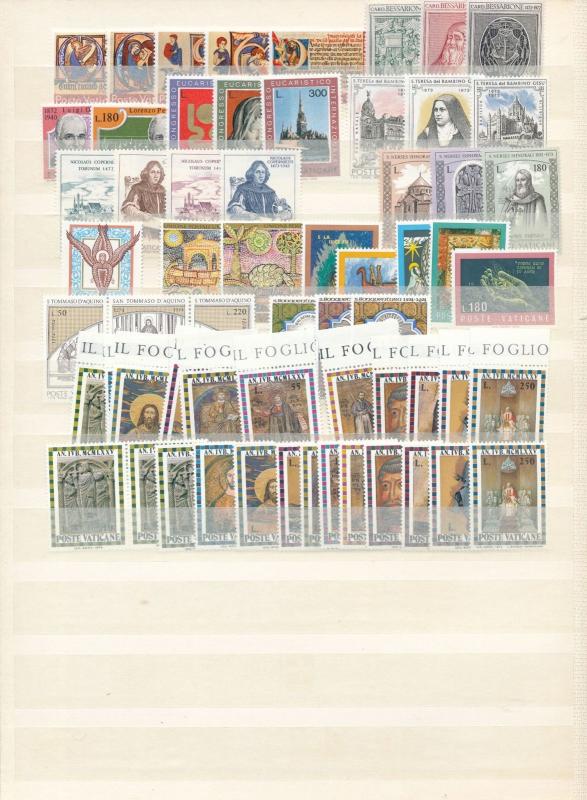 VATICAN OLD/Modern M&U Collection Approx 350+Items (Au13802