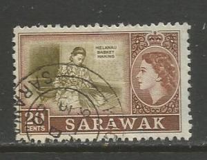 Sarawak   #205  Used  (1957)