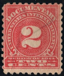 R208 2¢ Documentary Stamp (1914) MLH