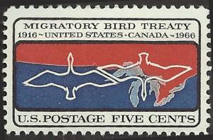 # 1306 MINT NEVER HINGED MIGRATORY BIRD TREATY