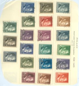 Poland #N21-N41 Unused Single (Complete Set)