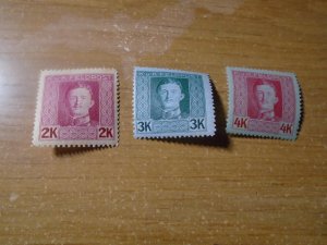 Austria  #  M65-67  MNH