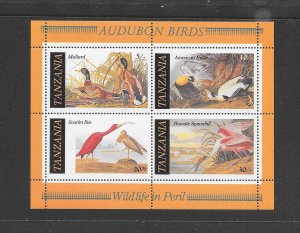 BIRDS - TANZANIA #309a  AUDUBON  MNH