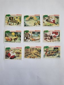 Stamps Dominica Scott #706-15 nh