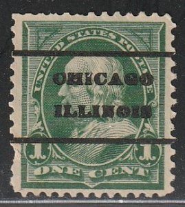 Precancel - Chicago, IL - PSS LT-1TS