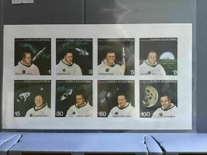 Guinea Ecuatorial Space mint never hinged imperf stamps  sheet R26390