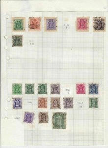 India Stamps on Page  Ref 33192