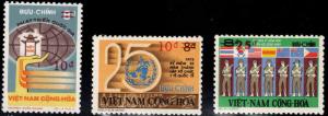 South Vietnam Scott 514-516 MNH** 1975 Last set CV $58