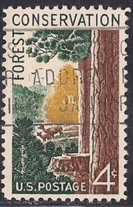 1122 4 cent Forest Conversation VF used