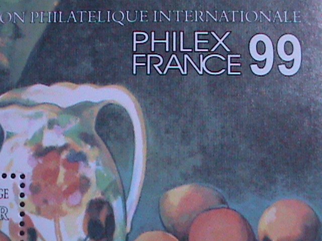 CAMBODIA  1999- PHILEX FRACE'99  STAMPS SHOW- PAINTING -MNG S/S VERY FINE