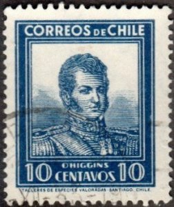 Chile 182 - Used - 10c Bernardo O'Higgins (1932) (cv $0.40)