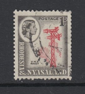 Rhodesia & Nyasaland, Scott 159a (SG 19a), used