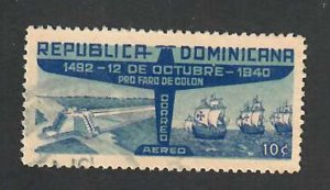 Dominican Republic; Scott C35; 1940; Used; Planes