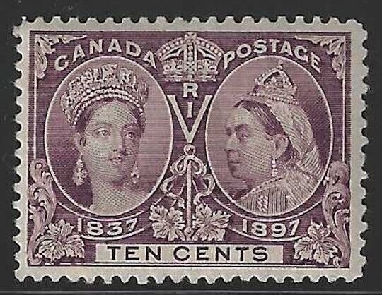 Canada, 1897, Scott #57, 10c Jubilee, Very Fine-Extremely Fine, Never Hinged