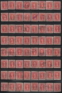 Canada ~ Type A87, George VI ~ Lot of 409 ~ Used, MX ~ cv 81.00+