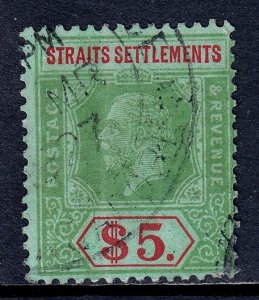 Straits Settlements - Scott #201 - Used - Lt. diag.crease, pencil/rev. - SCV $37