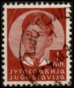 Yugoslavia 119 - Used - 1d King Peter II (1935)