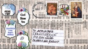 US ART COVER EXCHANGE ACE ALL-OVER DELGADO GRATITUDE WHITE PAGES POSTED 2019