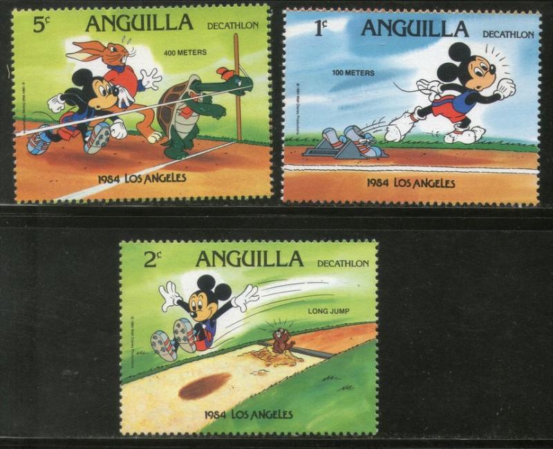 Anguilla Walt Disney Animation Cartoon Film Mickey Mouse Donald Duck Los Ange...