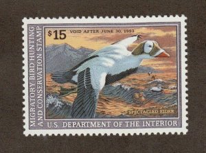 RW59 Federal Duck Stamp. Single. MNH. OG.  #02 RW59