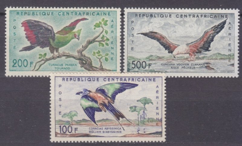 1960 Central African Republic 12-14 Birds 22,00 €