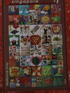 ​SINGAPORE-2005-SC#1159  FABRIC OF THE NATIONS -MNH S/S -VF-LAST ONE