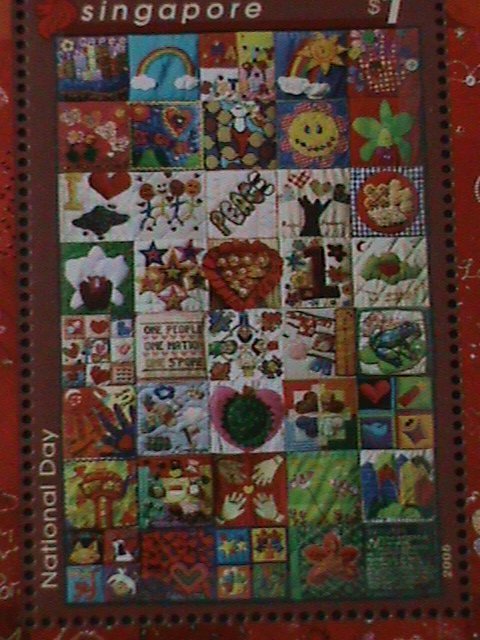 ​SINGAPORE-2005-SC#1159  FABRIC OF THE NATIONS -MNH S/S -VF-LAST ONE