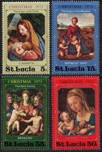 St. Lucia Sc #345-348 Mint Hinged